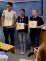 SHIM-ICACS Poster Prize for Sascha Creutzburg (on the right)