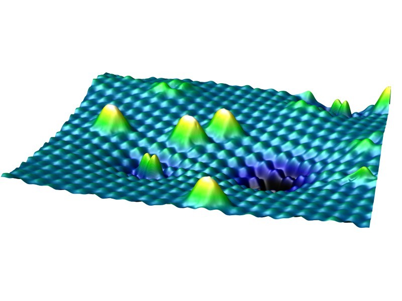 Oxygen on an anatase surface