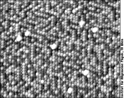 Chemical contrast on a PtNi alloy