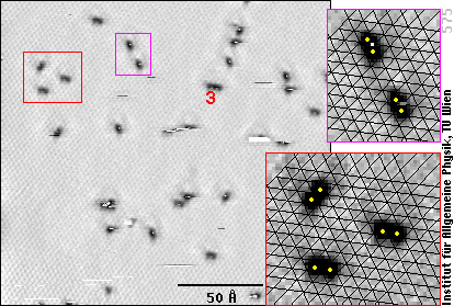 STM image of Al(111) with adsorbed oxygen